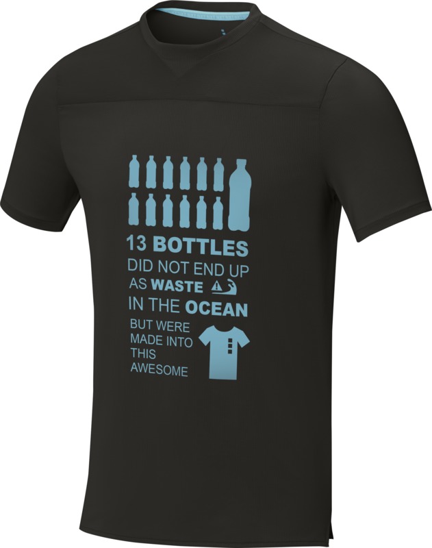 Borax short sleeve men's GRS recycled cool fit t-shirt - Image 21