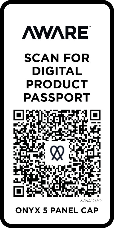 Onyx 5 panel Aware™ recycled cap - Image 10