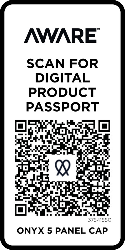 Onyx 5 panel Aware™ recycled cap - Image 16