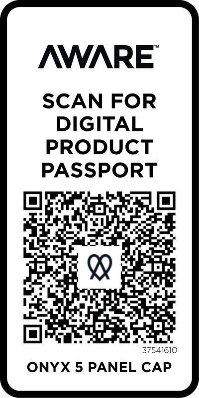 Onyx 5 panel Aware™ recycled cap - Image 22