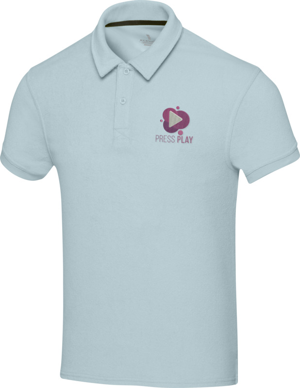 Akoya GRS recycled terry unisex polo - Image 8