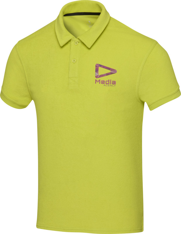 Akoya GRS recycled terry unisex polo - Image 16