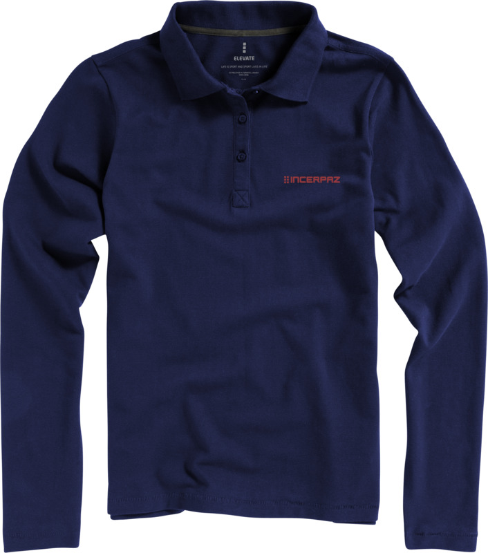 Oakville long sleeve women's polo - Image 14