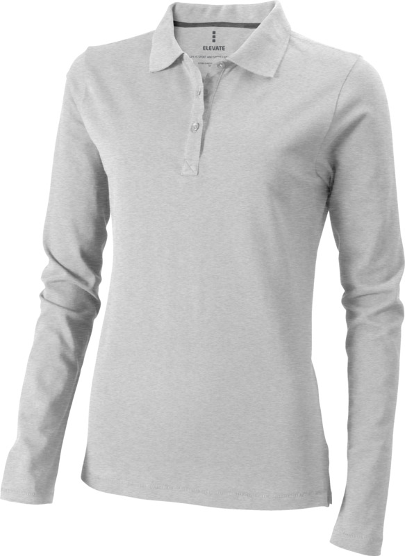 Oakville long sleeve women's polo - Image 16