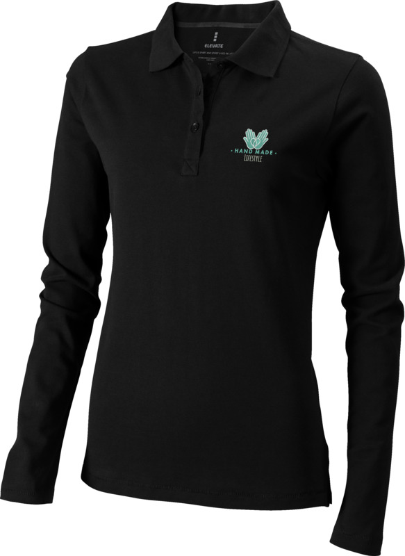 Oakville long sleeve women's polo - Image 31