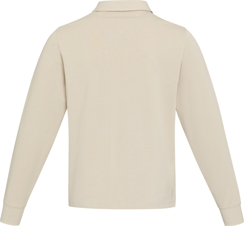 Clyde unisex organic rugby polo sweatshirt - Image 3