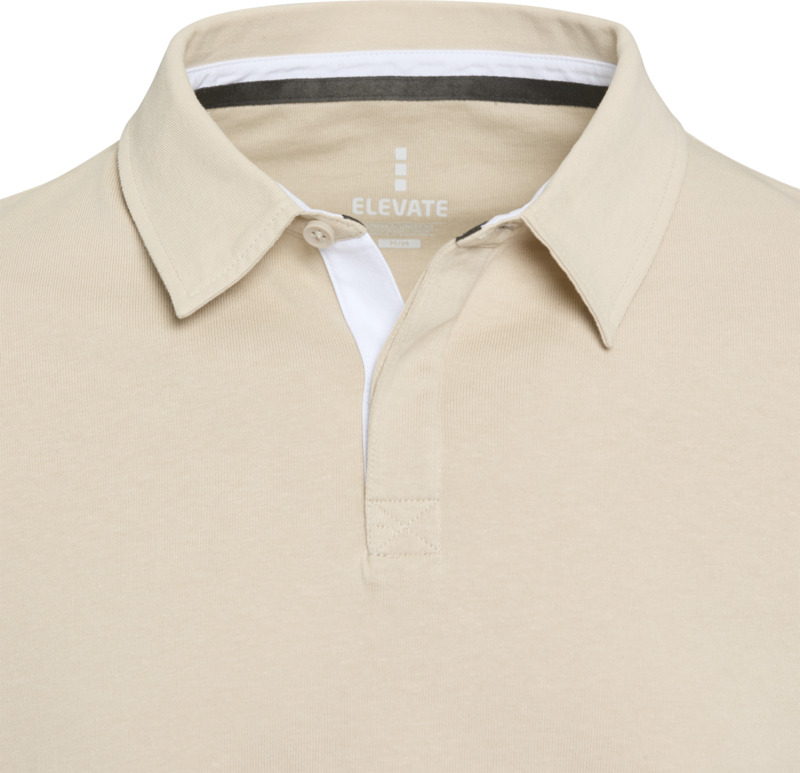 Clyde unisex organic rugby polo sweatshirt - Image 4