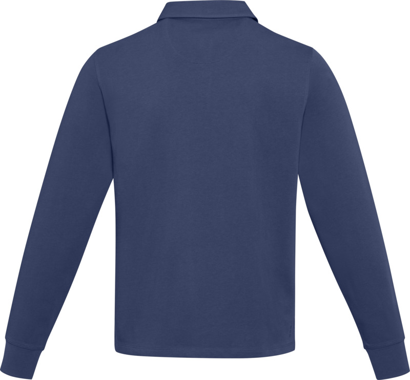 Clyde unisex organic rugby polo sweatshirt - Image 8