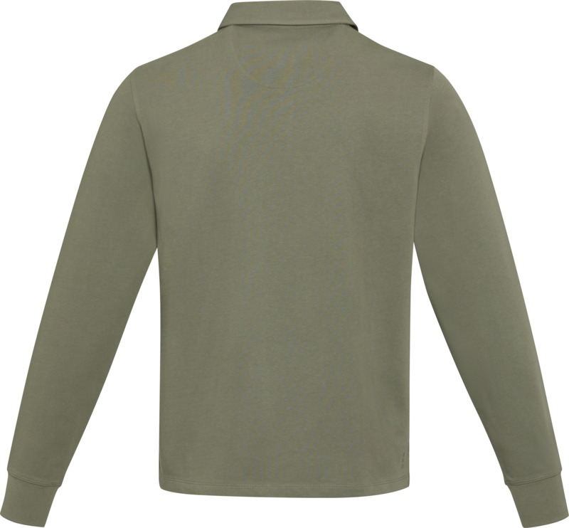 Clyde unisex organic rugby polo sweatshirt - Image 13