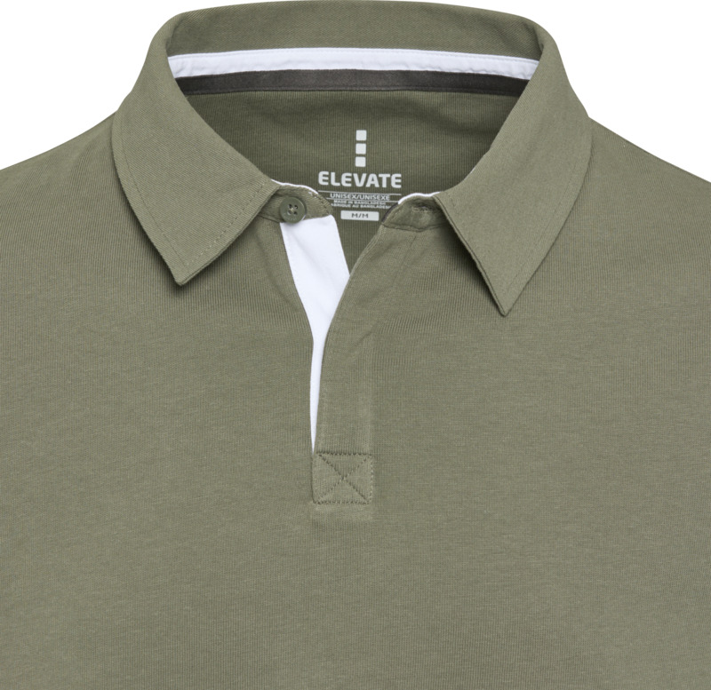 Clyde unisex organic rugby polo sweatshirt - Image 14