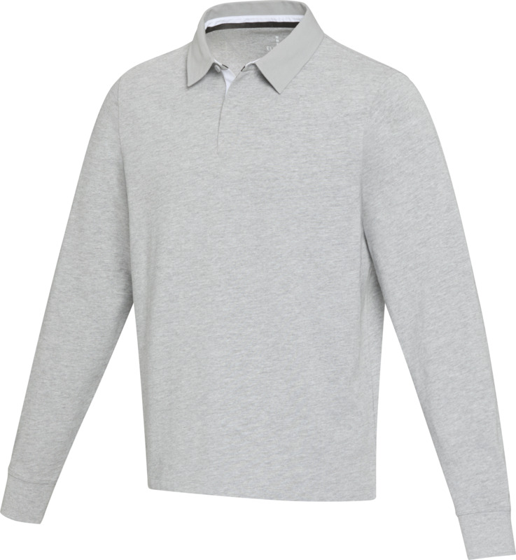 Clyde unisex organic rugby polo sweatshirt - Image 16