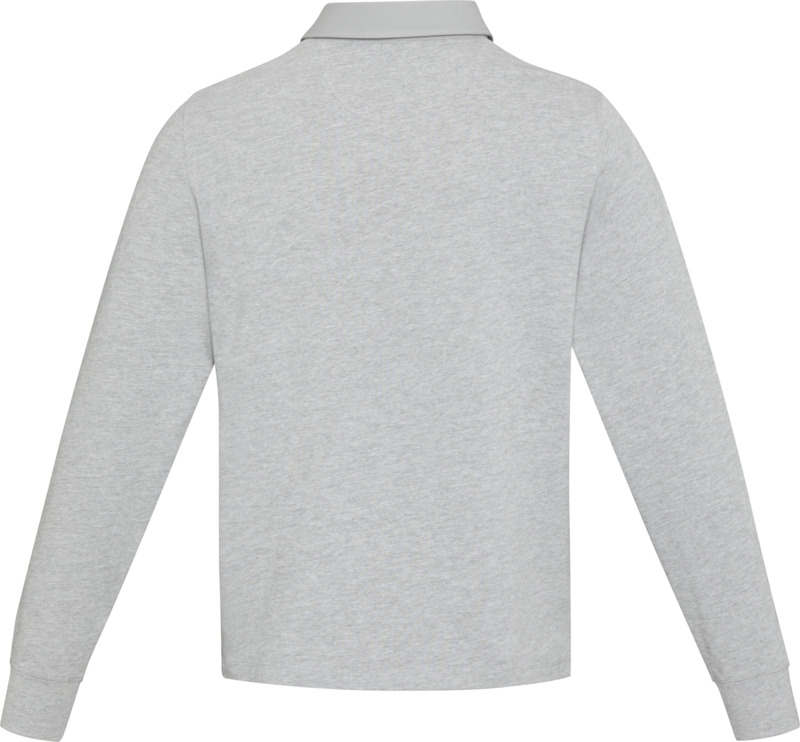 Clyde unisex organic rugby polo sweatshirt - Image 18