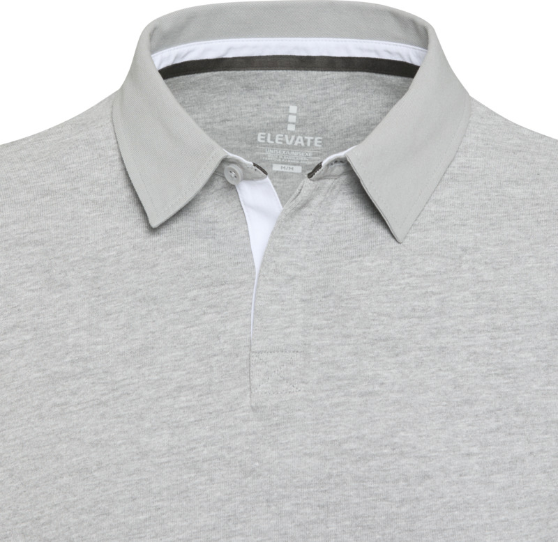 Clyde unisex organic rugby polo sweatshirt - Image 19