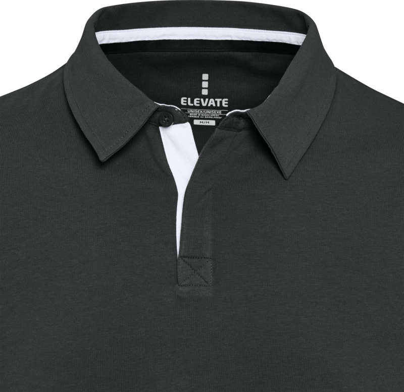 Clyde unisex organic rugby polo sweatshirt - Image 24