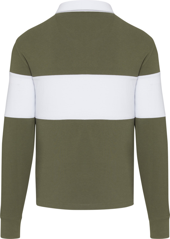 Clyde unisex organic rugby polo sweatshirt - Image 28