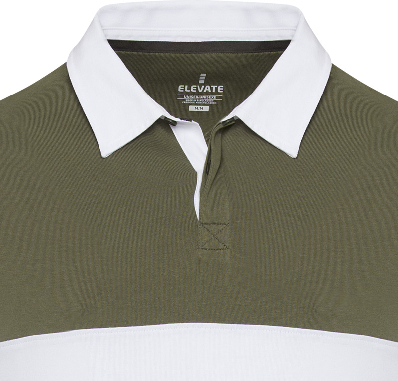 Clyde unisex organic rugby polo sweatshirt - Image 29