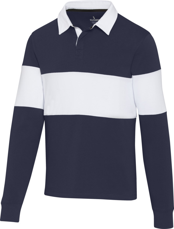 Clyde unisex organic rugby polo sweatshirt - Image 31