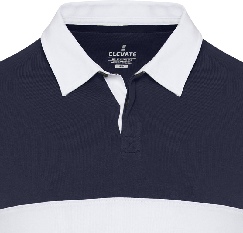 Clyde unisex organic rugby polo sweatshirt - Image 34