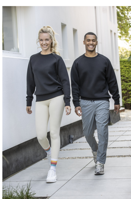 Yukon unisex interlock sports crewneck sweater - Image 4