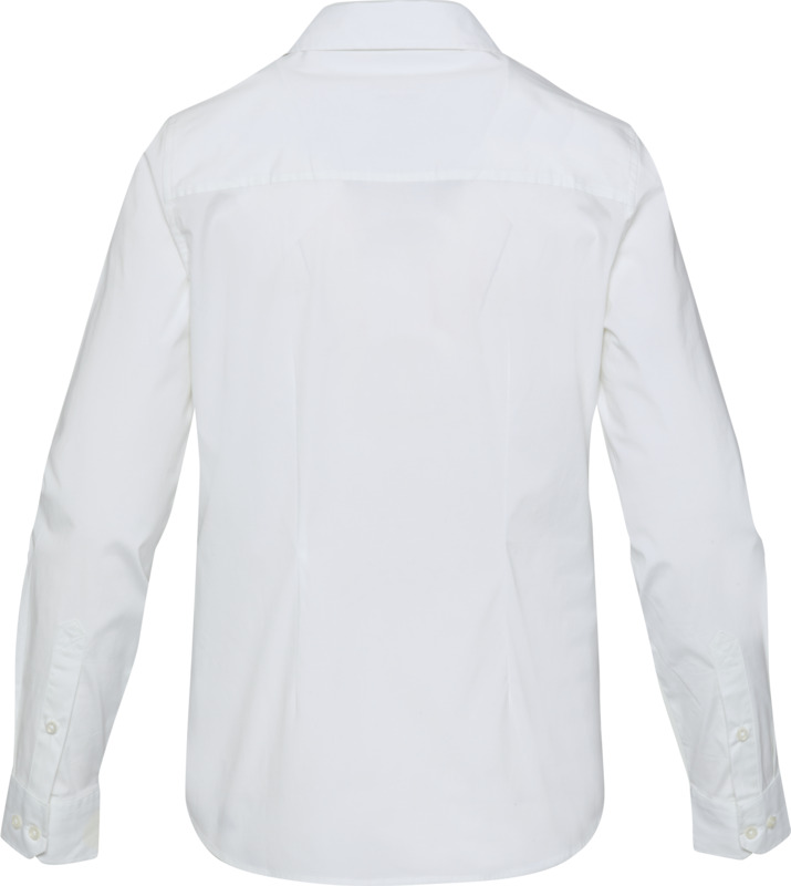 Carnelian poplin women's shirt - Image 3