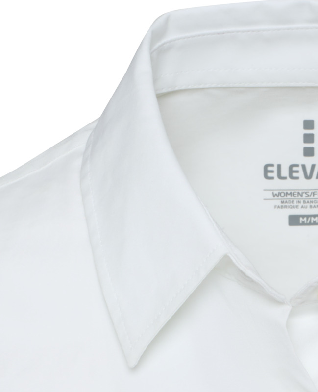 Carnelian poplin women's shirt - Image 4