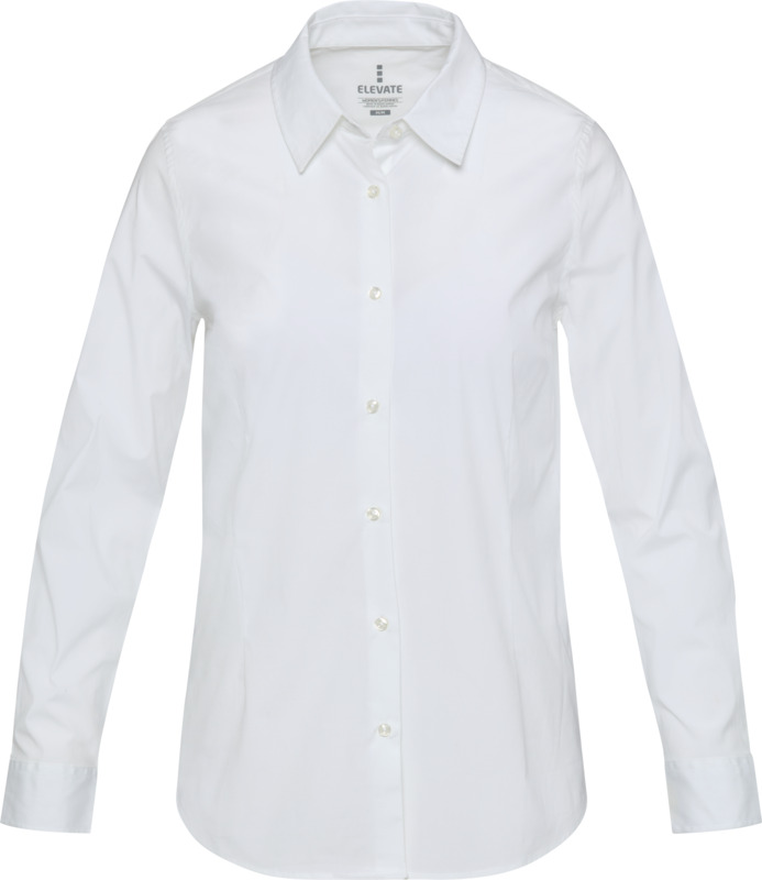 Carnelian poplin women's shirt - Image 2