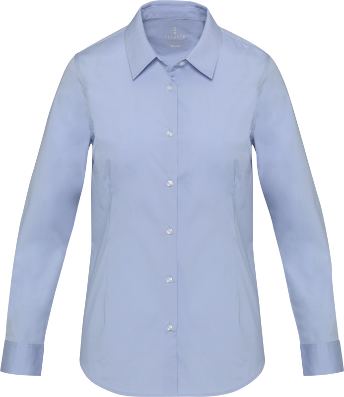 Carnelian poplin women's shirt - Image 7