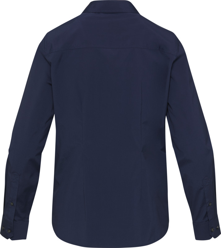 Carnelian poplin women's shirt - Image 13