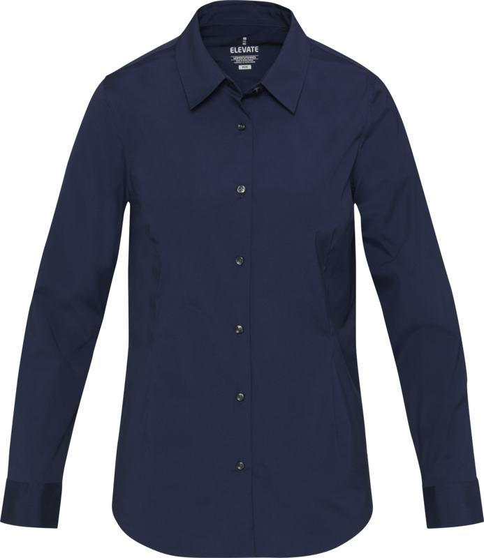 Carnelian poplin women's shirt - Image 12