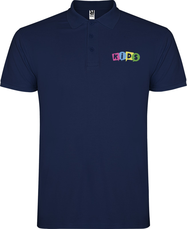 Star short sleeve kids polo - Image 7