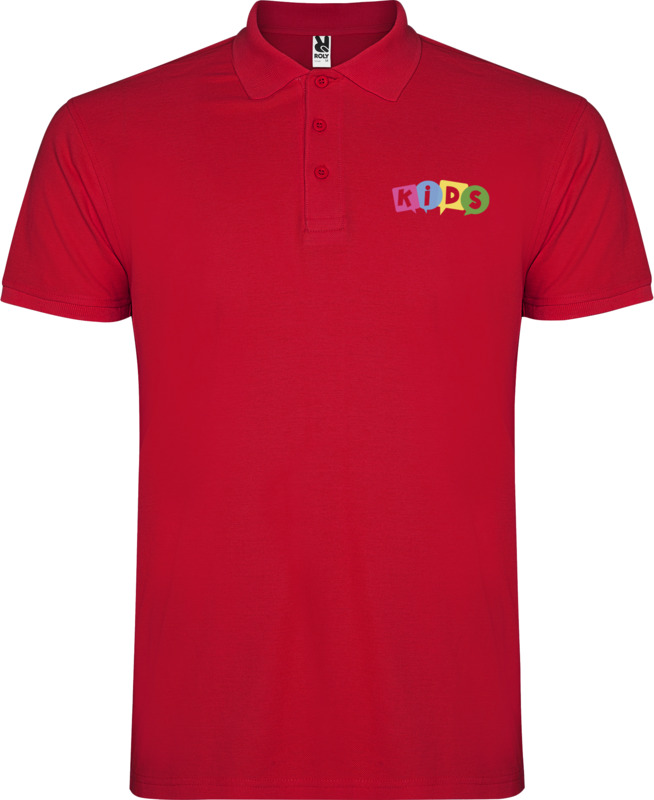 Star short sleeve kids polo - Image 23