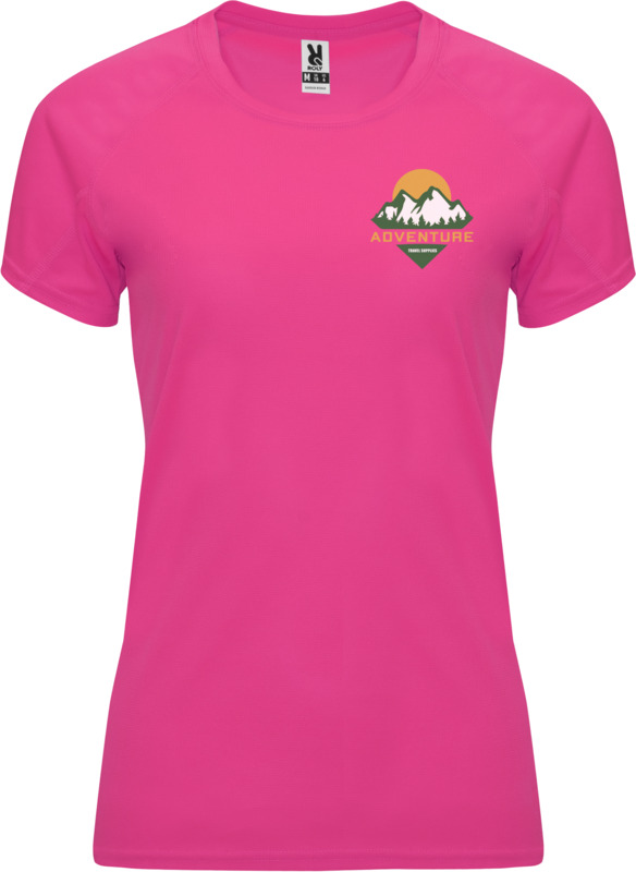 Bahrain short sleeve women's sports t-shirt - Image 80