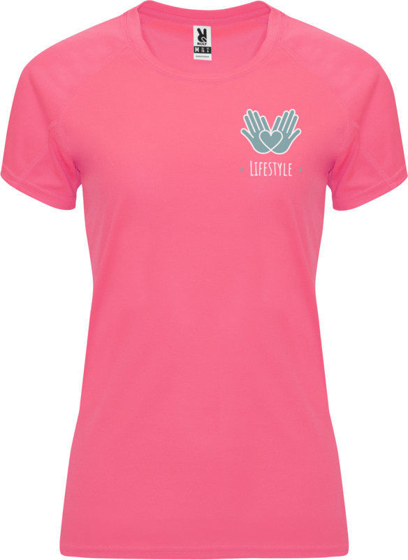 Bahrain short sleeve women's sports t-shirt - Image 85