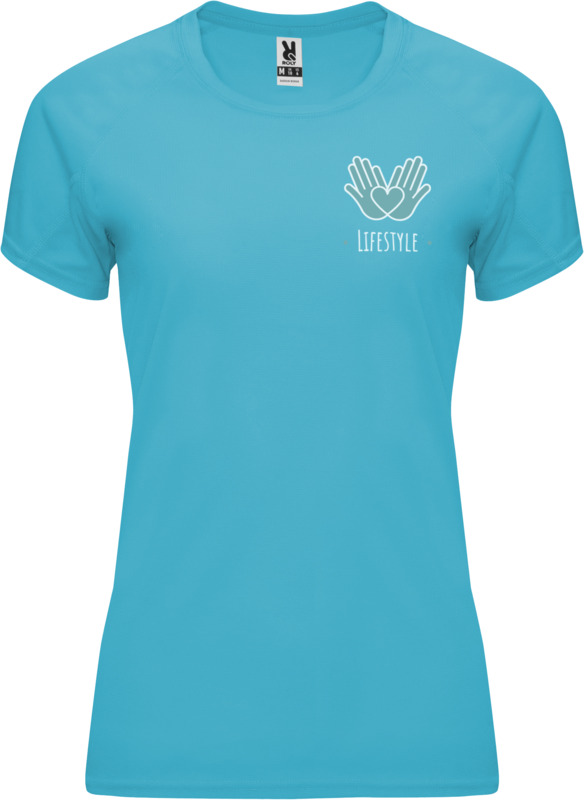 Bahrain short sleeve women's sports t-shirt - Image 100
