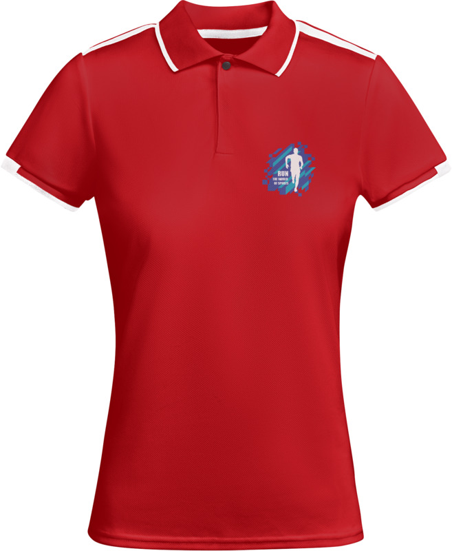 Tamil short sleeve women's sports polo - Image 6
