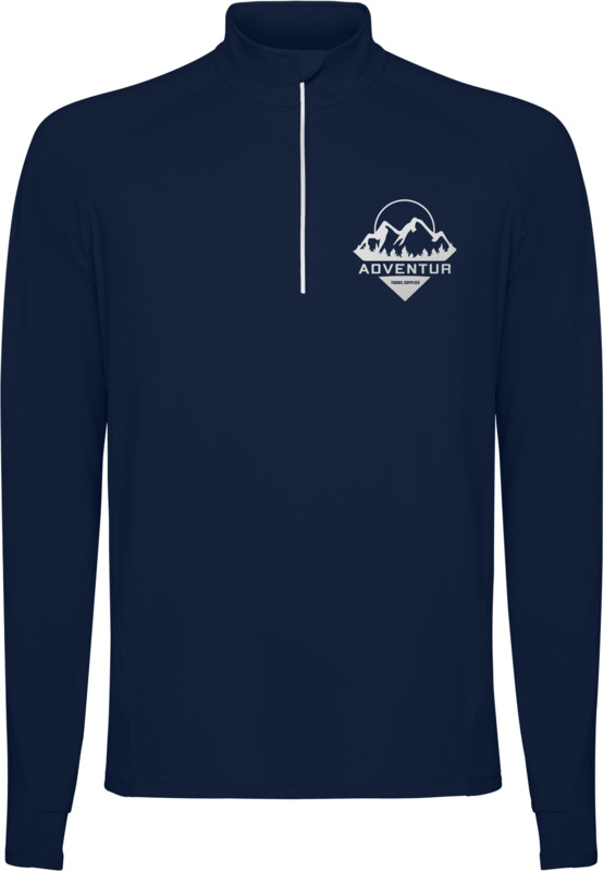 Estambul long sleeve men's half zip sweatshirt - Image 5