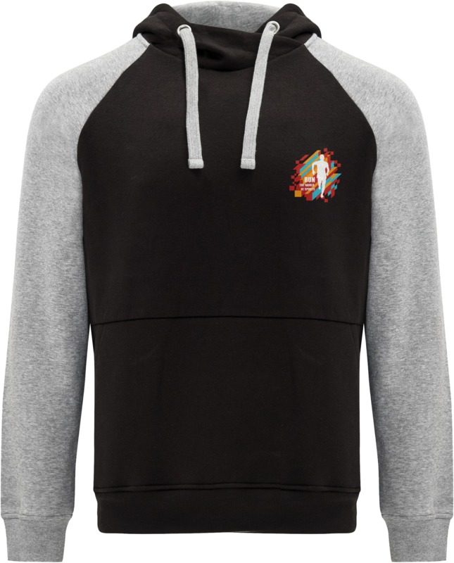 Badet unisex two-tone hoodie - Image 5