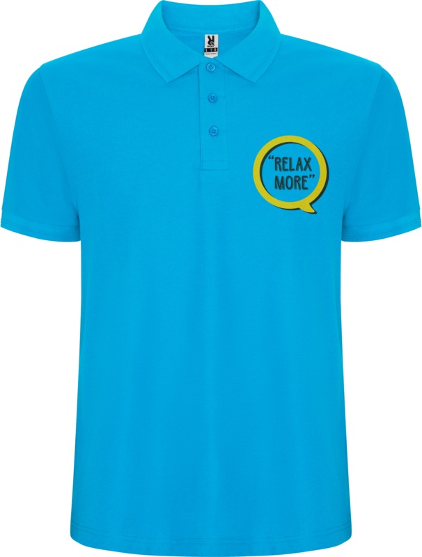Pegaso Premium short sleeve men's polo - Image 33