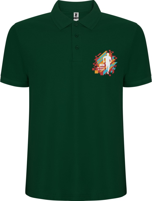 Pegaso Premium short sleeve men's polo - Image 36