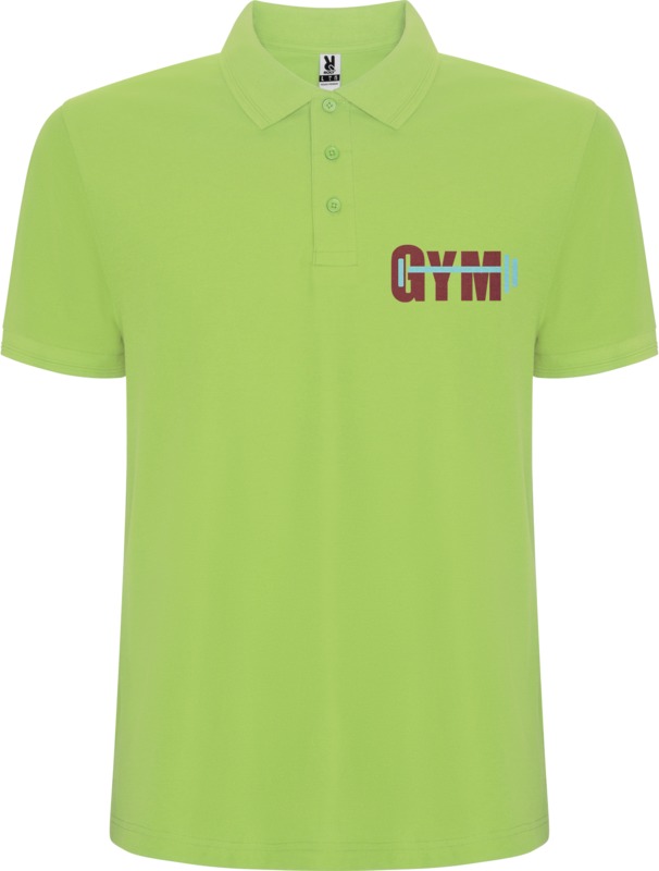 Pegaso Premium short sleeve men's polo - Image 42