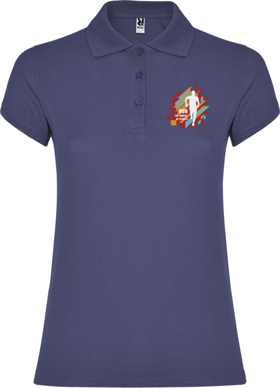 Star short sleeve women's polo - Image 15
