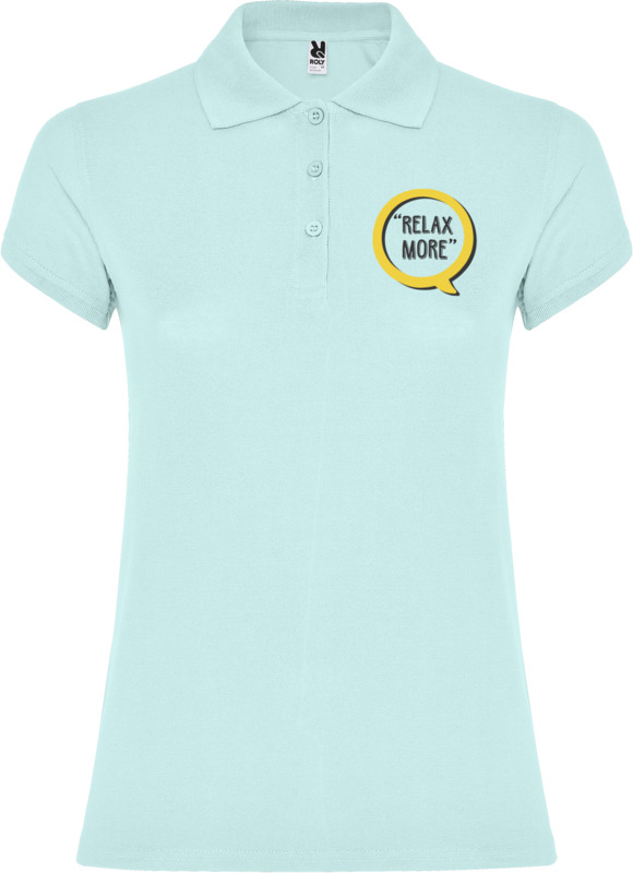 Star short sleeve women's polo - Image 62