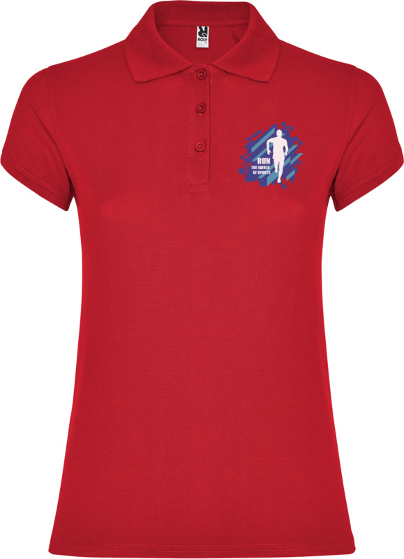 Star short sleeve women's polo - Image 97