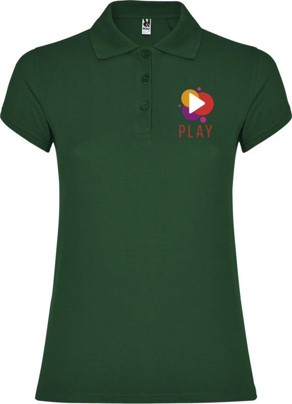 Star short sleeve women's polo - Image 132