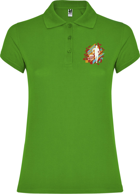 Star short sleeve women's polo - Image 137