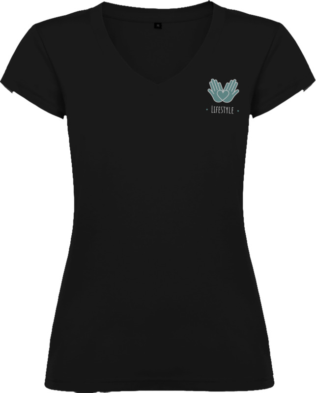Victoria short sleeve women's v-neck t-shirt - Image 30