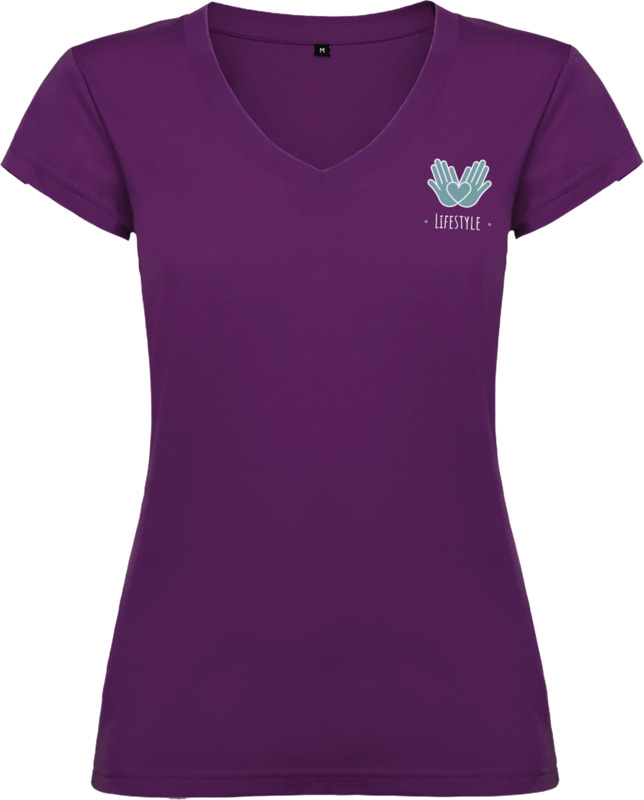 Victoria short sleeve women's v-neck t-shirt - Image 36