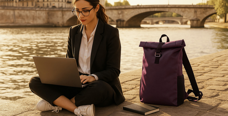 Citizen Green Vanguard recycled backpack - Image 6