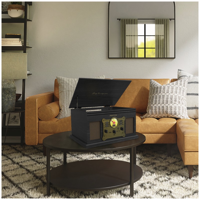 Prixton Century vinyl turntable and music player - Image 6