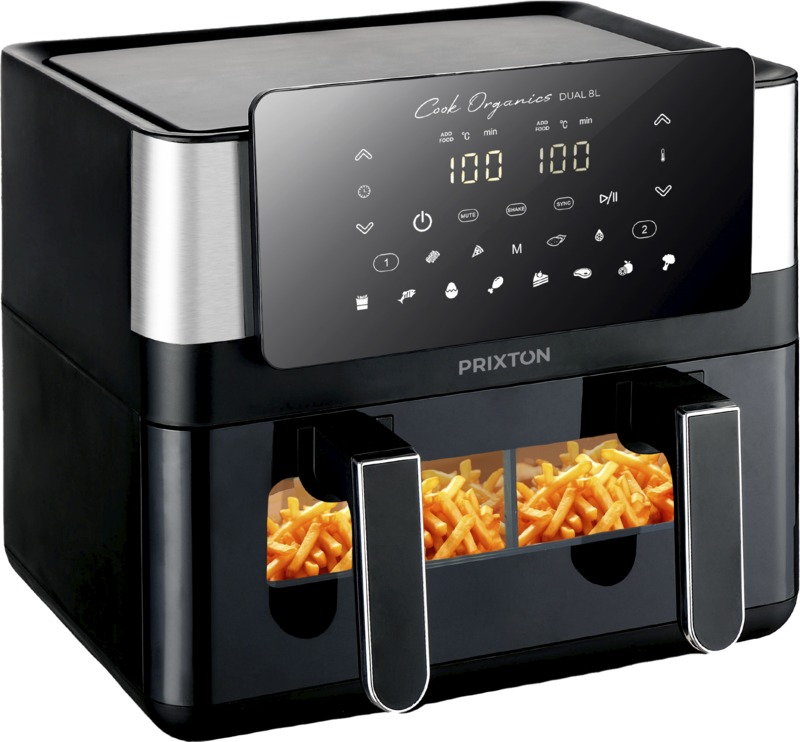 Prixton Cook Organics dual air fryer 8L - Image 5
